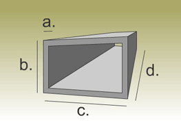 2.5mm 40x40mm Mild Steel Box Section Cut to Size